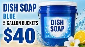 LA Simple Dish Soap - 5 Gallon Bucket